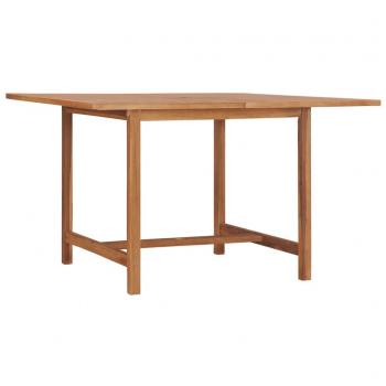 Table de jardin 110x110x75 cm en teck massif