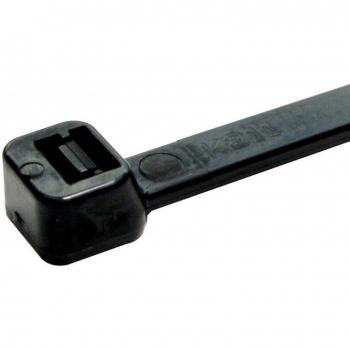 Cables Direct 100 Count Black Nylon Beaded Cable Ties