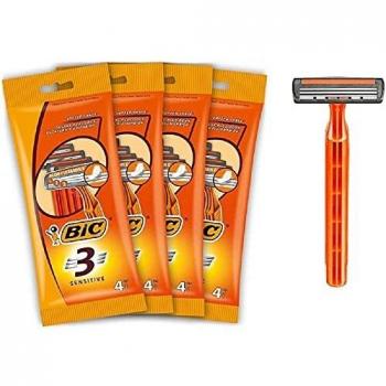 BIC 3 Sensitive Men's Disposable Razors