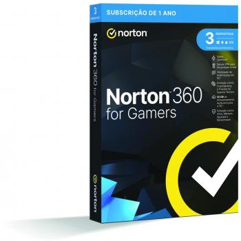 Norton 360 para gamers 50Gb Portugués 1 usuario 3 dispositivos 12 meses