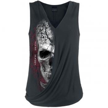 Alchemy England Devil Skull Pact Girl-Top schwarz XXL