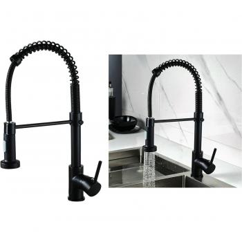 High Arc Kitchen Faucet with Deck Plate