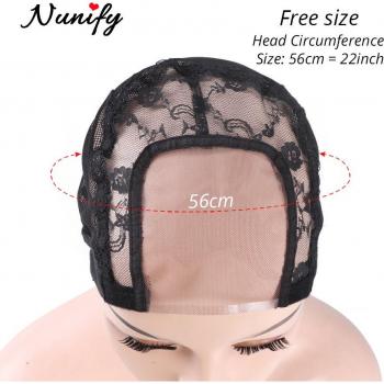 10Pcs Adjustable Strap Lace Wig Caps for Hair Styling