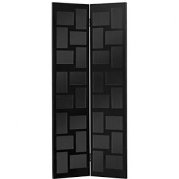 Premier Housewares 32” Black Folding Picture Display – Modern