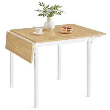 Stile Rovere Natural + Nuvola: Tavolo Pieghevole per 2‑4
