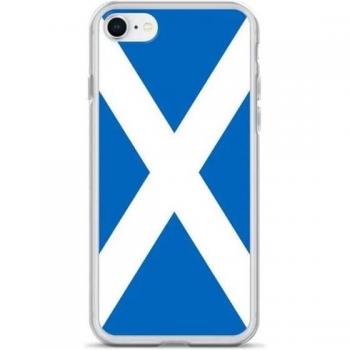 Lightweight Scandi Flag Phone Protector – Transparent, Soft Plastic