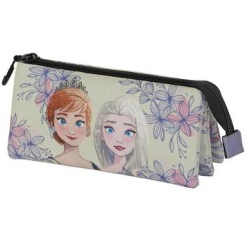 Estuche portatodo triple Frozen 2 Karactermania emoción beige 5x23x10 Cms