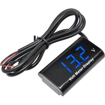 12V Waterproof Mini Voltmeter 0.56'' for Car and Bike