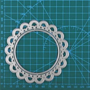InLoveArts Embossing-Schablone für Papierkarten – 18 cm, rostfrei
