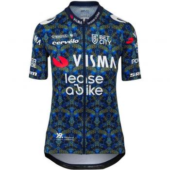 Maglia Replica Visma Lease a Bike – Tour de France 2024 Blu Donna XXL