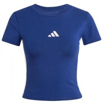 Adidas Women's Essentials 3-Stripes Long Sleeve Shirt – Grey