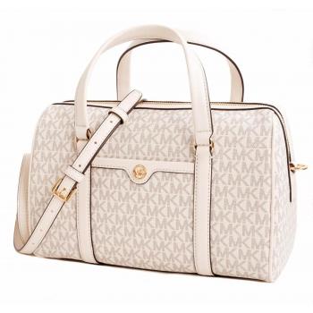 Michael Kors Handbags Cream Crossbody Duffle Bag
