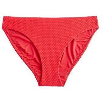 Bas de bikini Next Ruffle 44 Rouge Texturé
