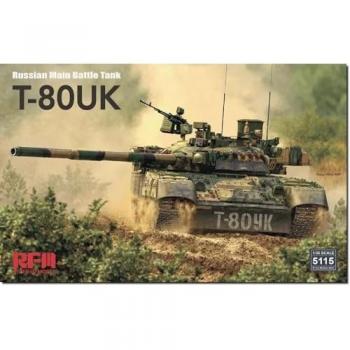 Russian T‑80UK 1/35 Scale Model – Ryfield RFM5115