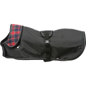 Trixie Cape Hermy 2 en 1 Coupe-vent Noir-Rouge 28 cm