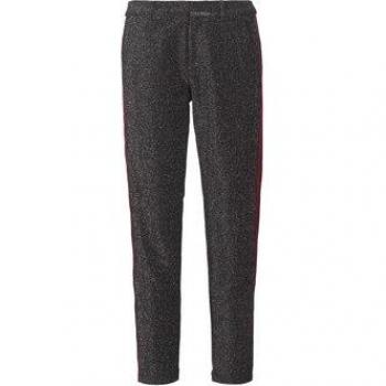 Roupa Feminina Maison Scotch Calça Elegante com Detalhe de Veludo