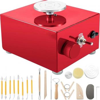 Mini torno de cerámica 30W, velocidad ajustable