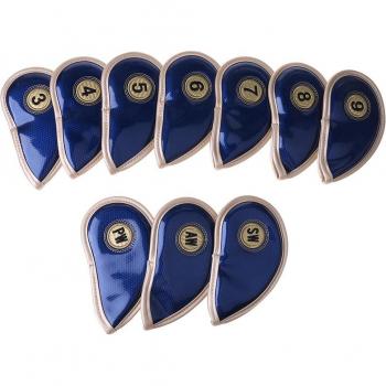 Cubiertas de golf impermeables, 10 unidades, con etiqueta de PU, para putter Y4UB