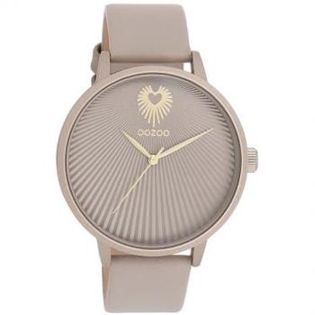 OOZOO Damen Quarzuhr Analog mit Lederarmband