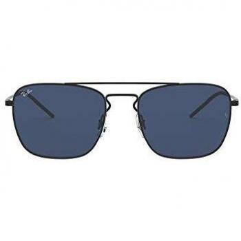 Ray-Ban RB3588 Sunglasses, Brown (Rubber Black), 55.0