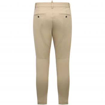 Dsquared2 Men's Beige Slim-fit Chino Pants, Size 48