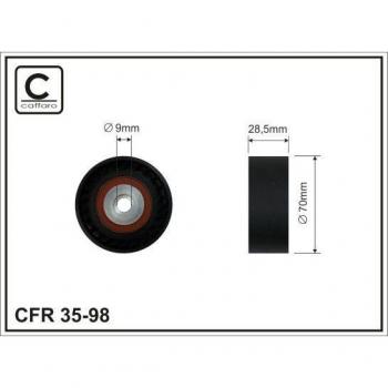CAFFARO 35-98 Polea de guía para correa poli V