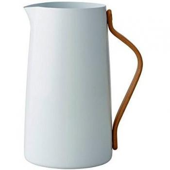 13.5 × 13.5 × 22.5 cm Stelton Emma Stainless Steel Pitcher, Light Blue