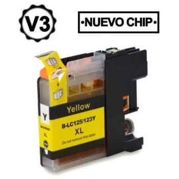 Cartucho de Tinta Amarelo Brother LC121XL Genérico