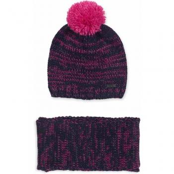 Tuc Tuc Set con Cappello a Pompom e Collo in Tricot