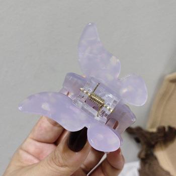 Accesorio de Pelo Morado con Pinzas