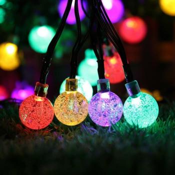 Solar Energy Bubble Lamp String Lights