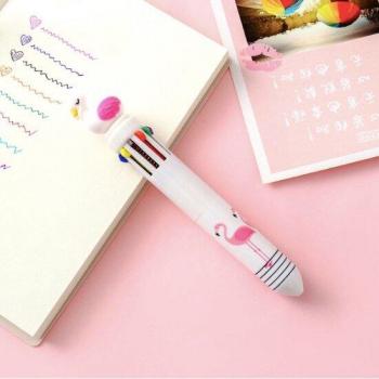 Creative 10-Color Ballpoint Pen