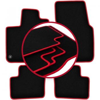 Tapis automobile CARLUX-RED pour Smart ForFour II (2014-)