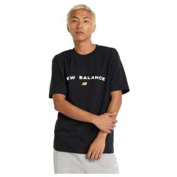 New Balance T-Shirt a Maniche Corte Grafiche Rinnovate 1 Nera 001 L