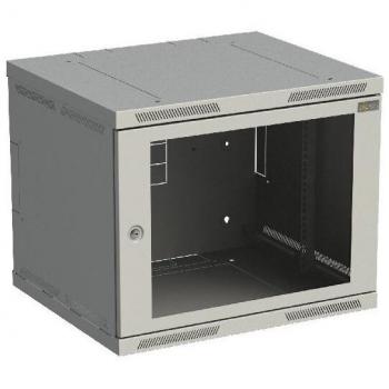 Solarix Sensa Lite 9U Wandschrank mit Glastüren RAL 7035