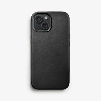 Coque de Téléphone MagSafe en Cuir Éthique pour iPhone 15