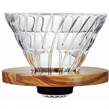 Hario V60 02‑Size Glass Pour‑Over Kit with Measuring Scoop