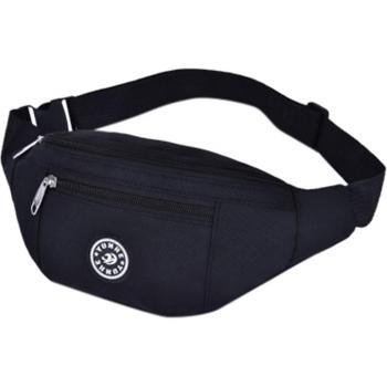 Unisex Waterproof Oxford Waist Bag with Pockets