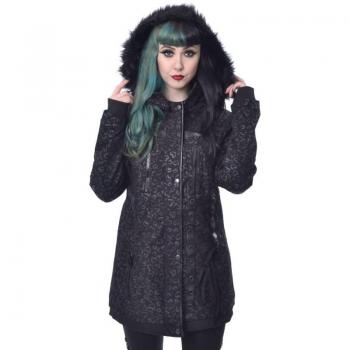 Poizen Industries – Veste Gothic Leo Heart – Noir – Femmes – De S à XL