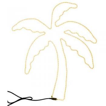 Figurine palmier flexible lumineux 65 x 84 cm IP44