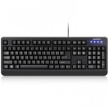 Teclado USB Perixx PERIBOARD‑517 Negro Estilo US