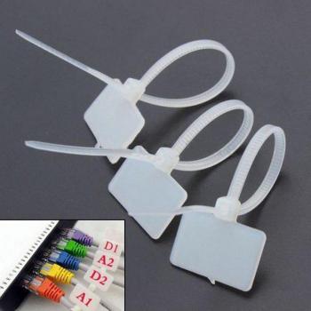 100pcs Easy Mark Plastic Cable Ties