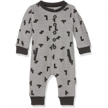 Babybody Noppies Jungen, Grau Melange, Polyester, Size 80 (C246)