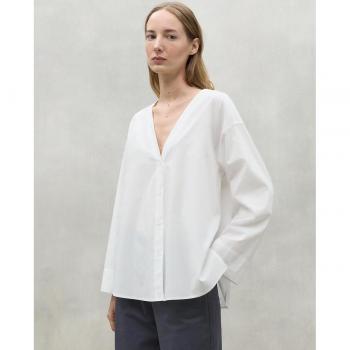 Camicia Tania Ecoalf a Maniche Lunghe Bianca XS-S