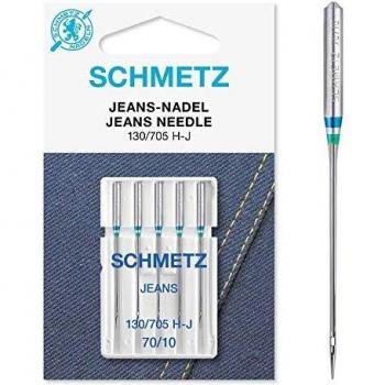 Schmetz Jeans Sewing Machine Needles – 16mm, Yellow