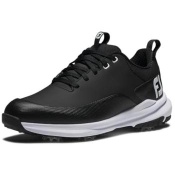 Footjoy 2025 Tour Rival Womens Golf Shoes – Black & White, UK 6, Extra Width