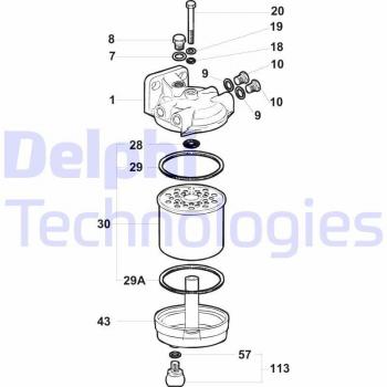 DELPHI 6801127 Sistema de Injeção
