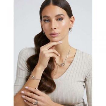 Forever Links Mini Necklace by Guess (UBN02191RH)