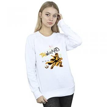 Harry Potter Female Triwizard Print Pullover – Medium White