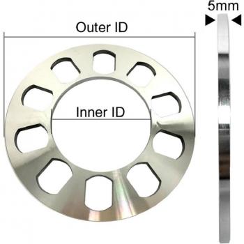 Supports de roue aluminium 5×127 mm